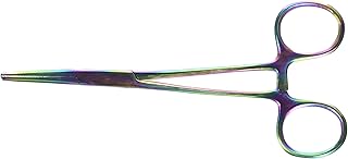 Prestige Medical 5.5 Inch Kelly Forceps, Rainbow Finish, 1.6 Ounce