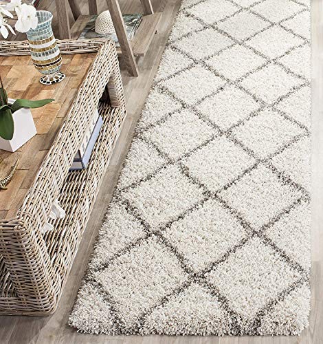 Image of Handwoven Microfibre 3D Rug for Living Room (Ivory & Grey, 5 X 5 Feet (Square), Microfibre)