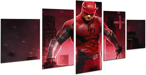 Miniatura 80 de MAVIS PRINT Dead Poool - Decoración de pared Marval de 12 x 16 pulgadas, impresión HD y marco de madera, decoración moderna de pared para Annt