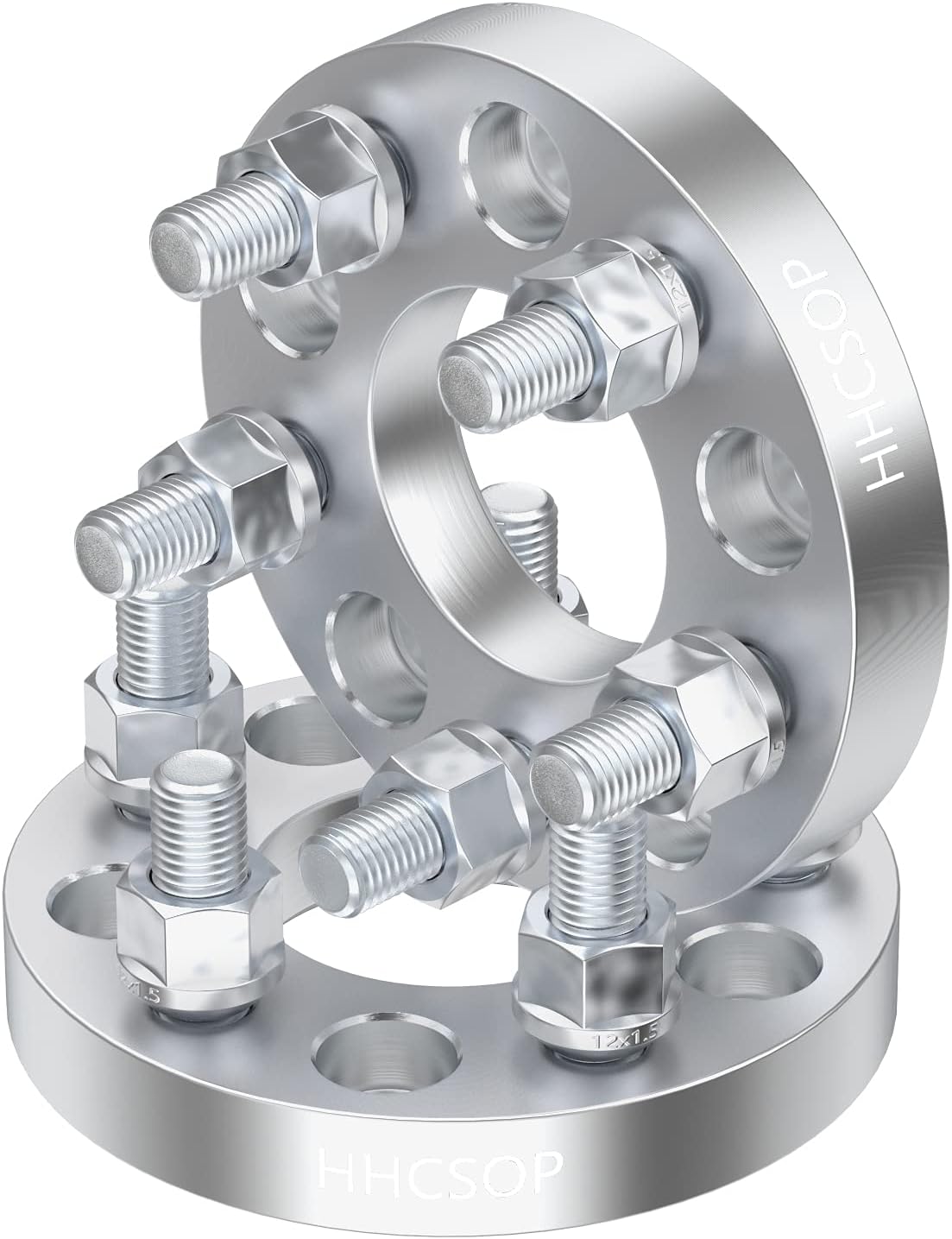 5x120mm Wheel Spacers 1" (25mm) Hub Bore 72.56mm with M12x1.5 Studs for BMW E31 E36 E46 E82 E88 90 E91 E92 E93 E60 E61 318i 323i 325i 328i 330i 335i 525i 545i Z3 Z4 Z8 M3 M5 M6 X1, 2PCS Wheel Adapters