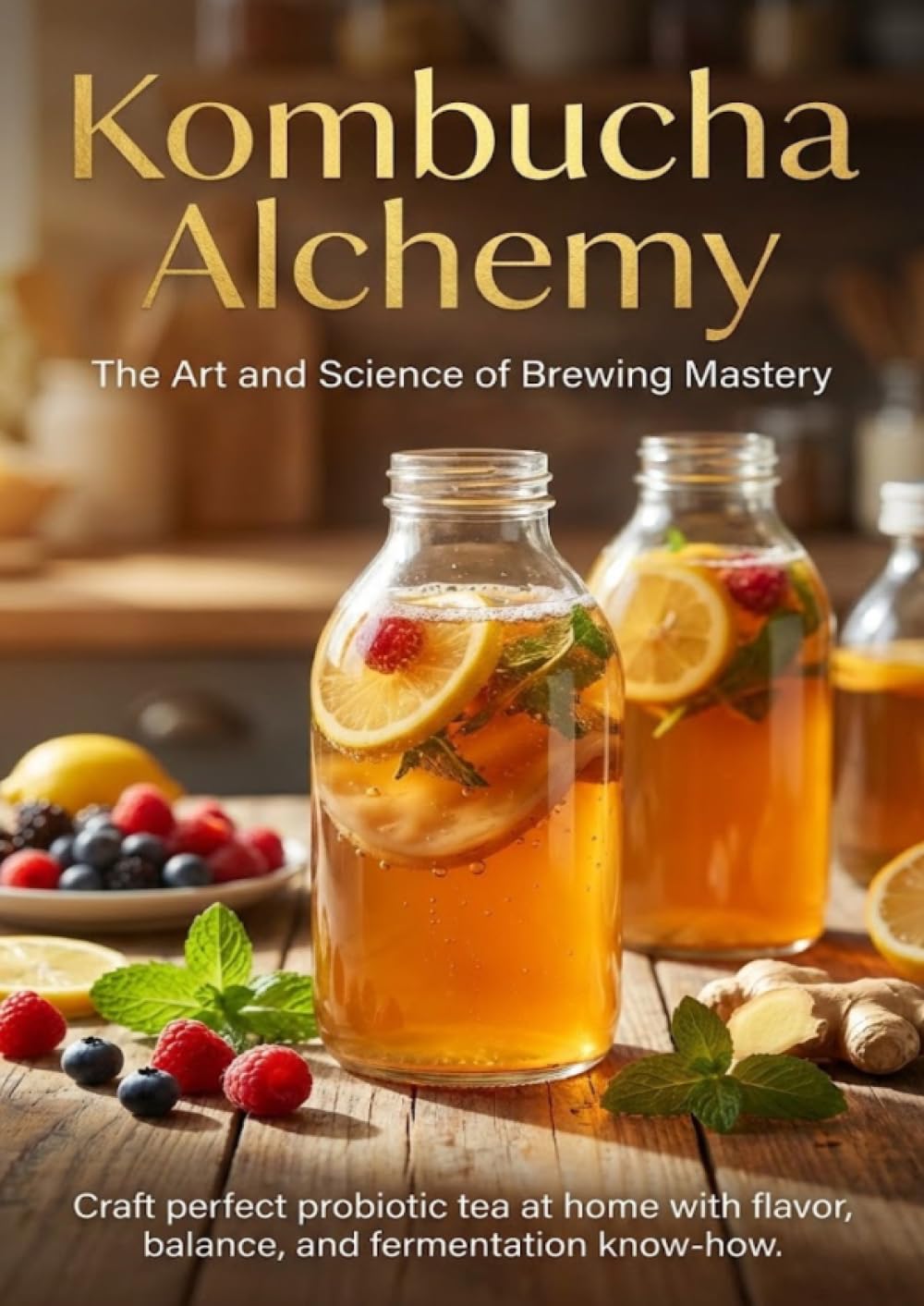 Kombucha Alchemy: The Art and Science of Brewing Mastery: Craft perfect probiotic tea at home with flavor, balance, and fermentation know-how.