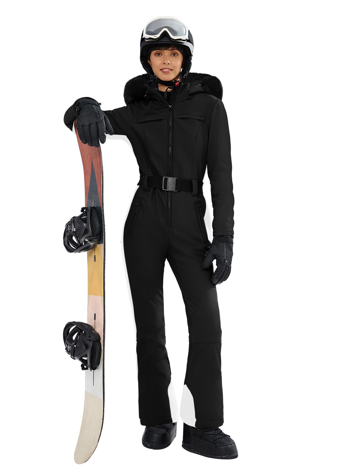 Yousify Women's One Piece Ski Suit