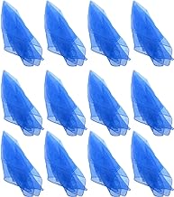 Hoerev Juggling Danse des Foulards Lot de 12 (40cmx40cm),12 Bleu