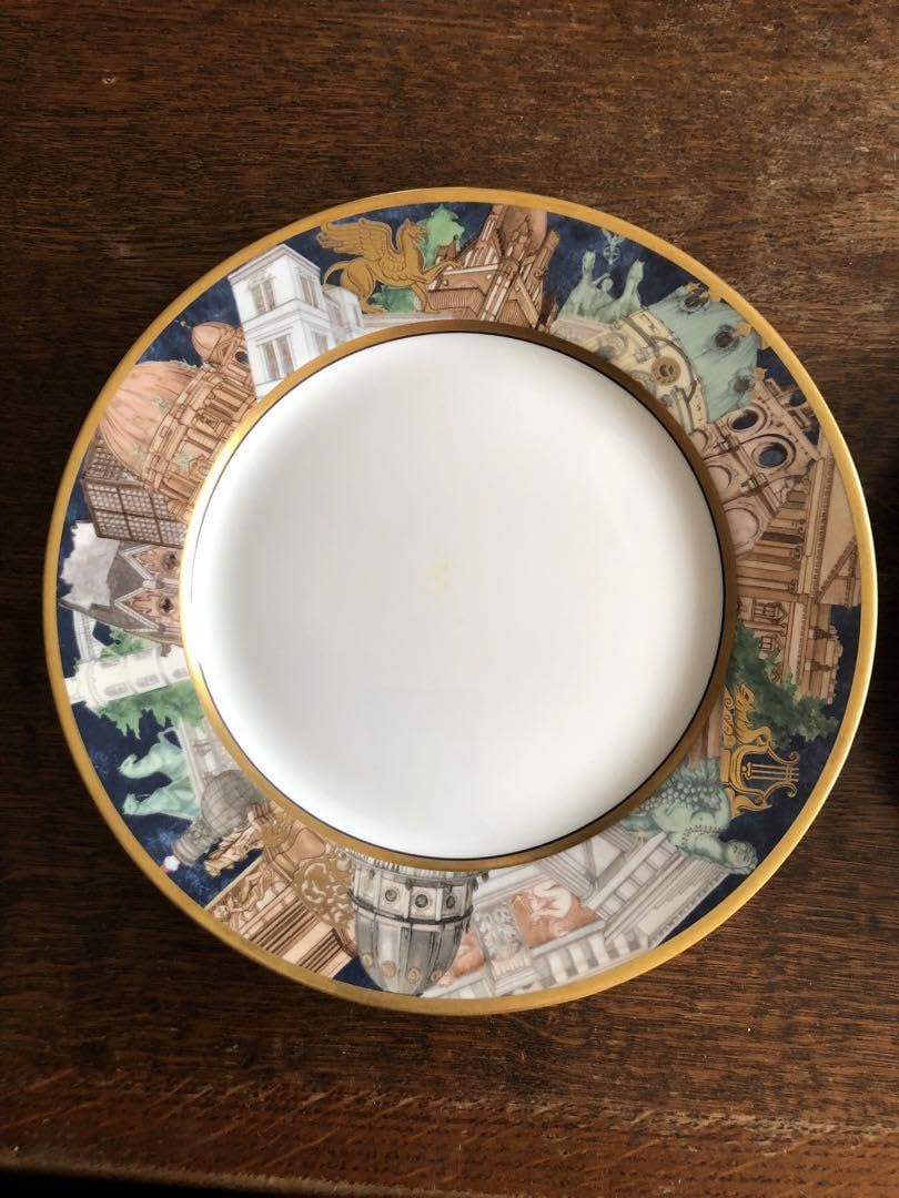 BERNARDAUDベルナルド　［メトロポール］ の２６センチプレート2枚 ディナープレート 26cm ベスト・ディナーウェア・プレート