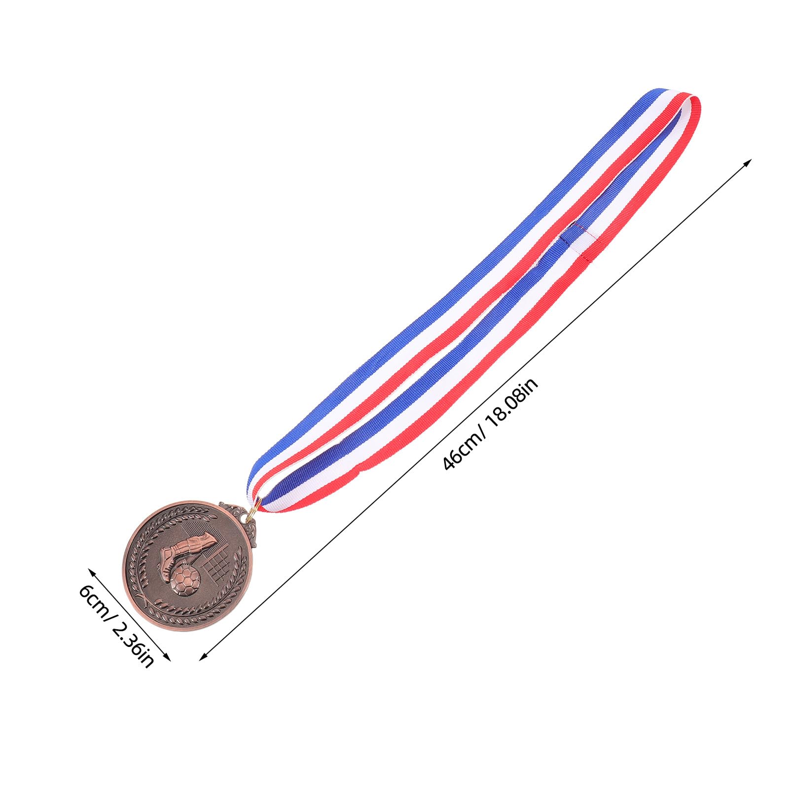 Kisangel 12 medallas de fútbol Juvenil, Premio Dorado para Partidos de fútbol, ​​medallas de participación, premios para el día del Deporte, trofeos para torneos Deportivos, Regalos para los