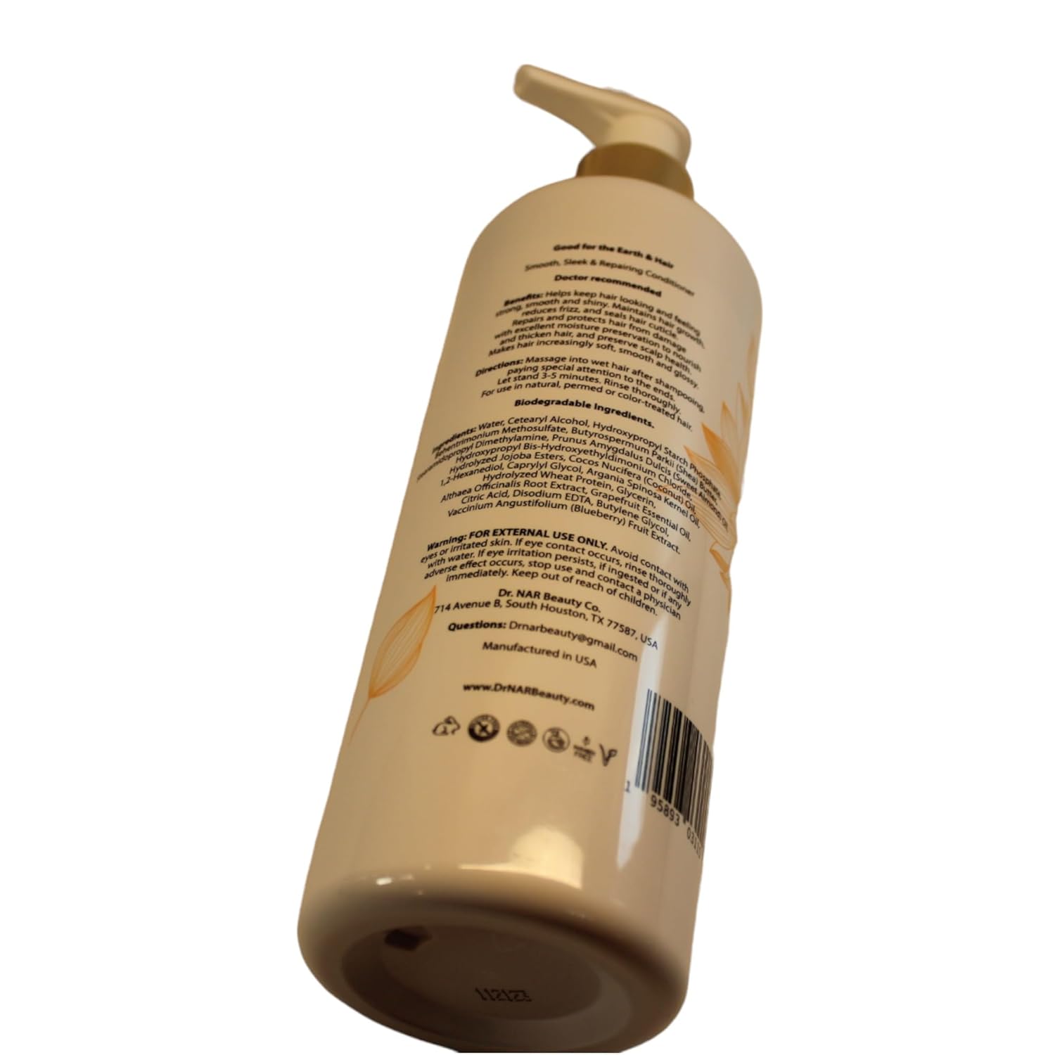 Dr. NAR Beauty Co. Jojoba Conditioner – Moisturizing & Repairing – Sulfate-Free, Silicone-Free, Vegan – Strengthens, Softens & Reduces Frizz – 16 oz - Image 4