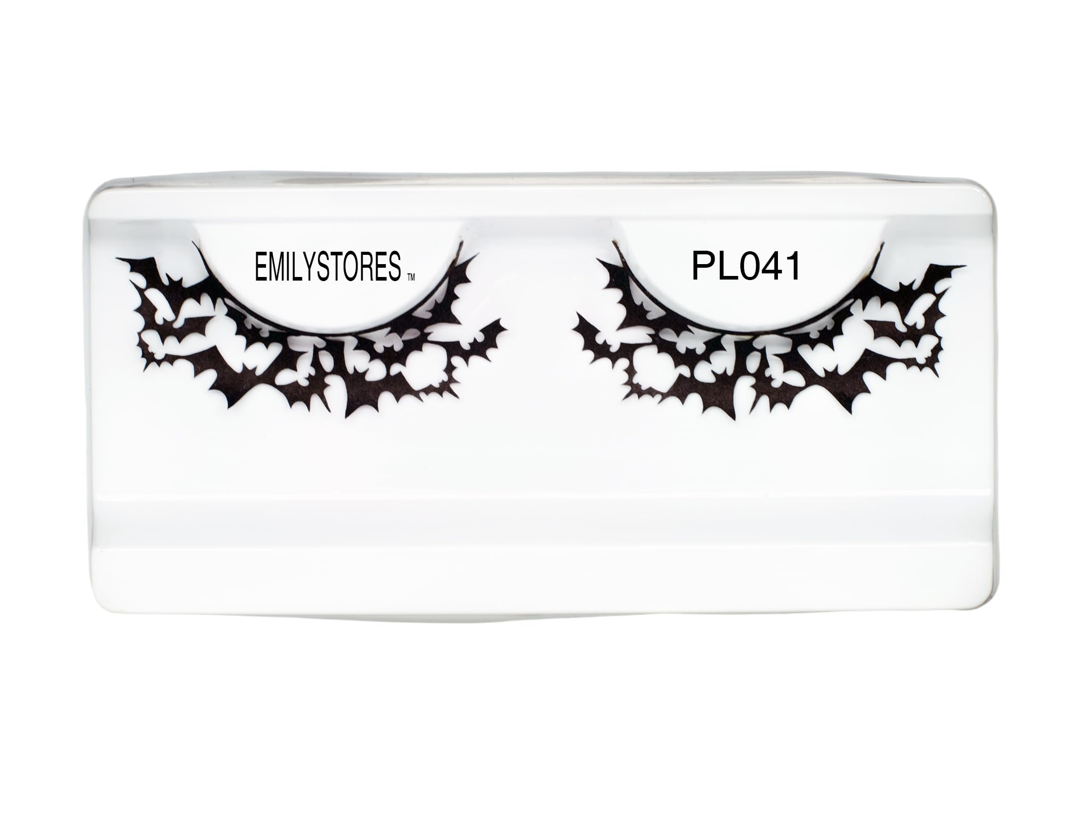 Bat Costume Thunder Halloween Decals Eyelashes for Ghost Yzma Vampire Masquerade Fancy Fashion Cosplay Party Look Black Lace Lashes 1 Pair