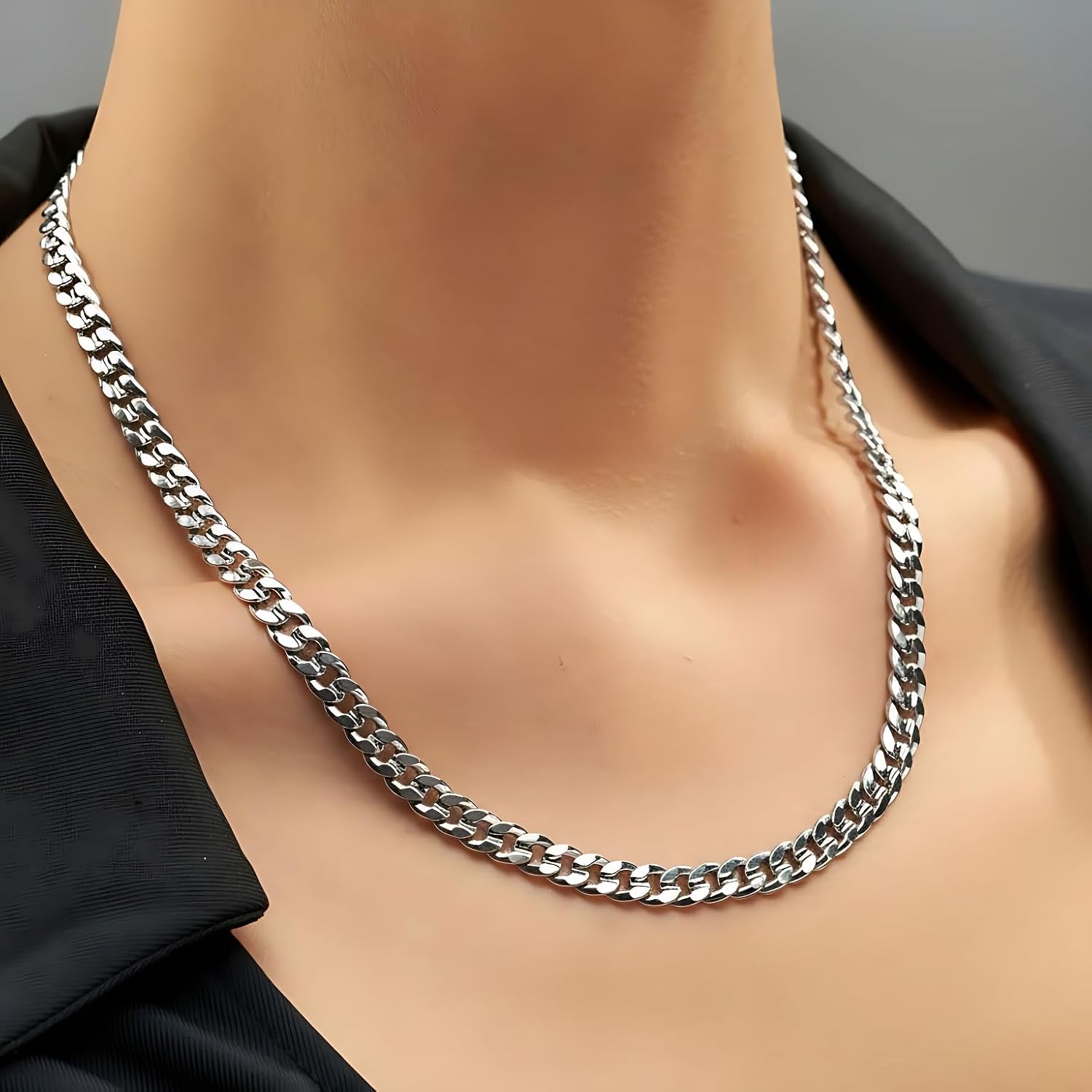 LIFETIME JEWELRY Gold Cuban Link Chain for Men - Real 24k Gold Necklace Plated - Lifetime Replacement - Durable Clasp (6mm & 9.5mm)