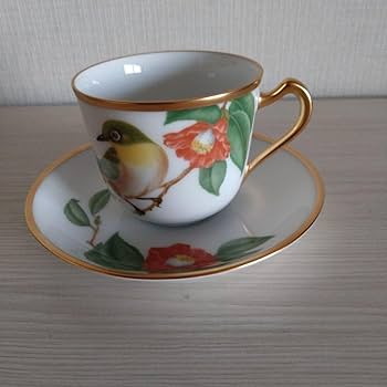 Amazon.co.jp: 大倉陶園 野鳥シリーズ メジロ JBマーク カップ