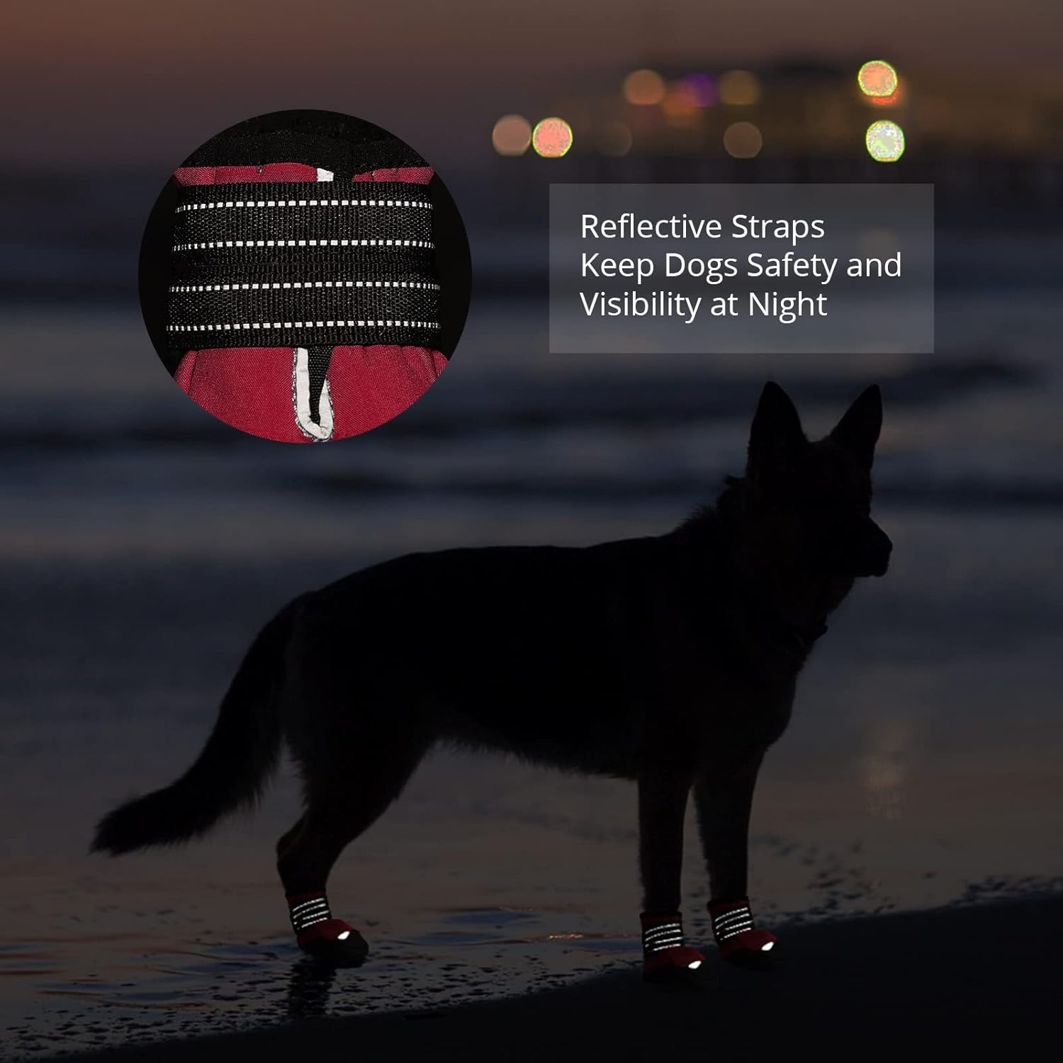 Scarpe Per Cani Adatte Per Cani Grandi, Stivali Per Cani Di - Foto 3