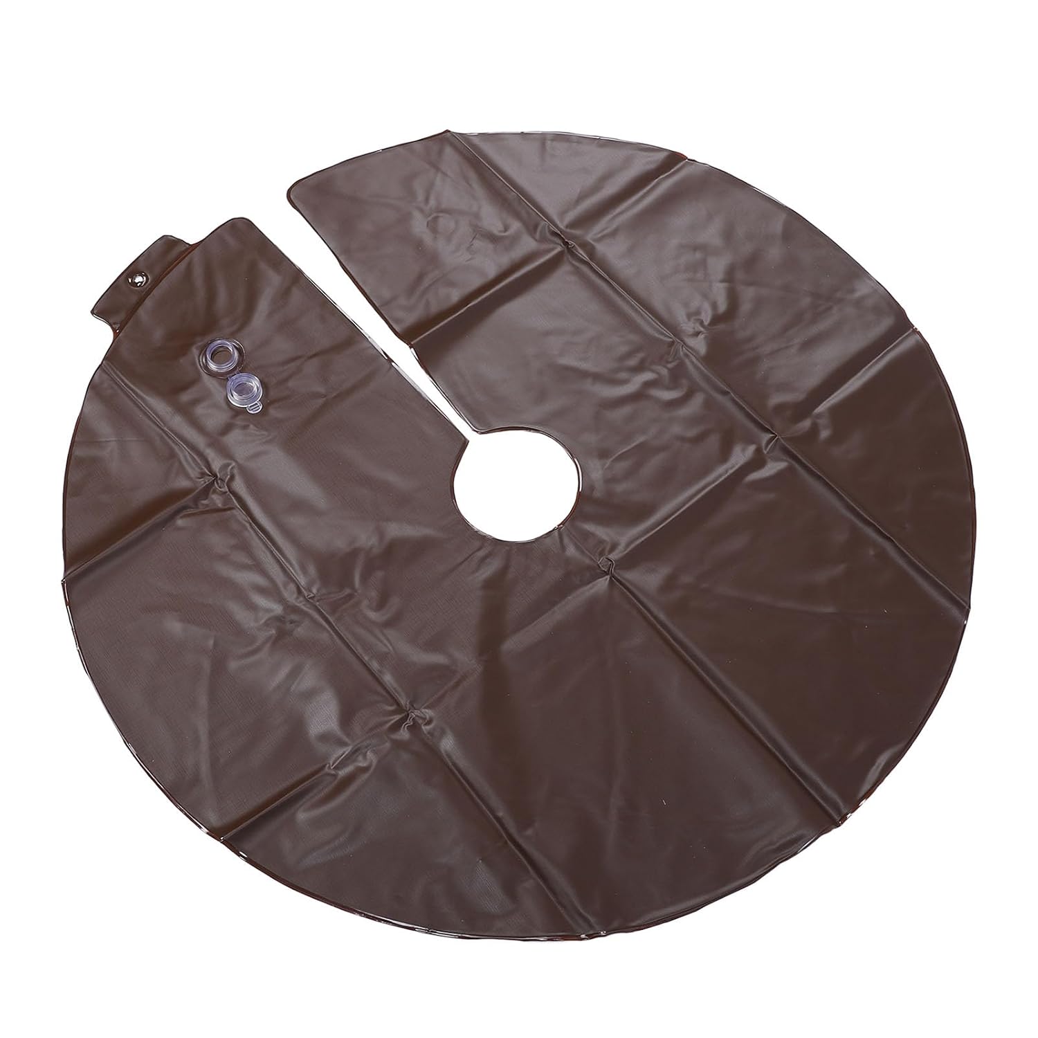 25 Gallon Tree Watering Bag Ring Deep Root Slow Release Watering Bag for Newly Planted Multi Trunk Evergreen Tree Drip Irrigation Water Pouch (Coffee)