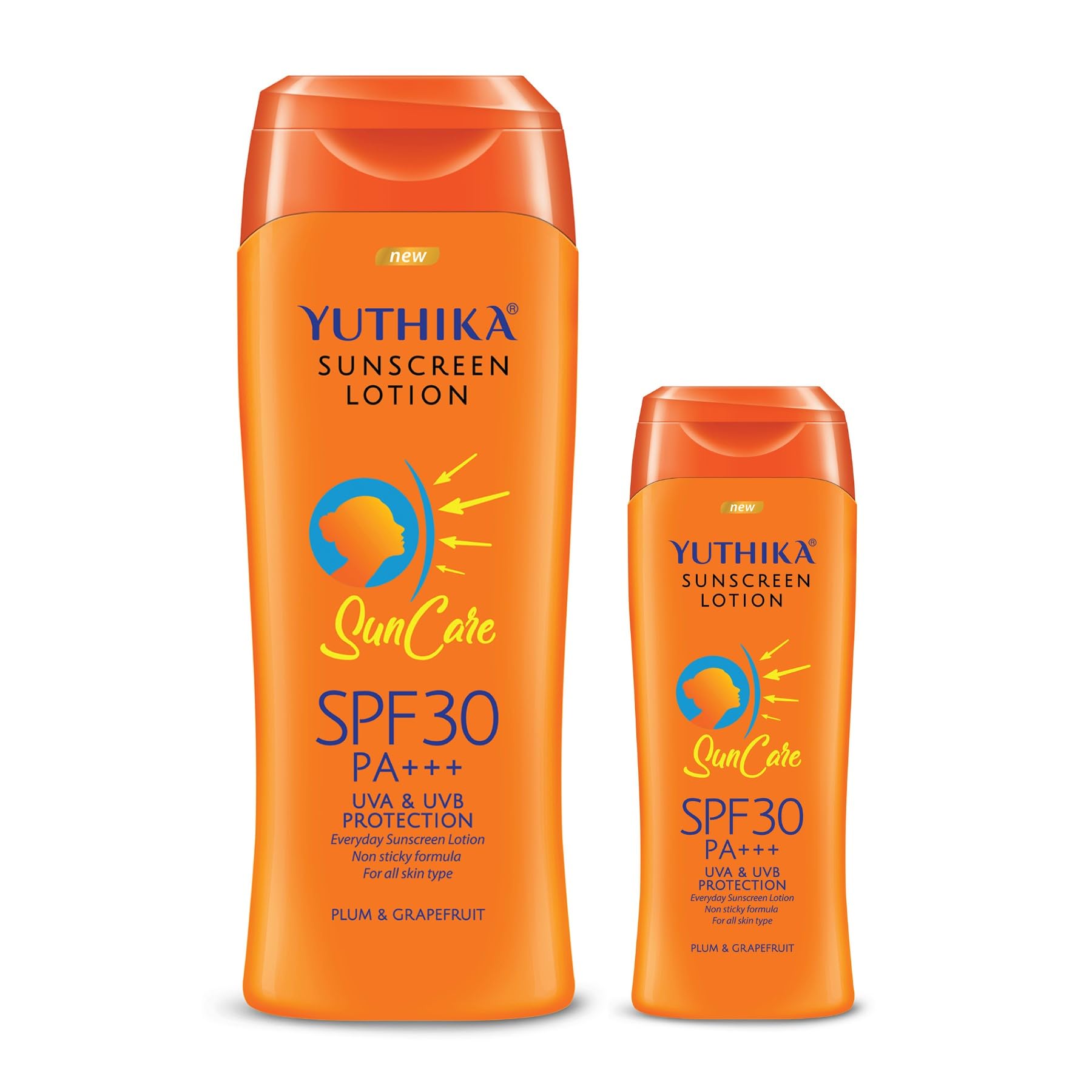 Yuthika Sunscreen Lotion SPF 30 PA+++ with UVA & UVB Protection, Sunscreen for Women and Men, Sun Cream for All Skin Types Combo Pack (300ml + 100ml)-picture-23