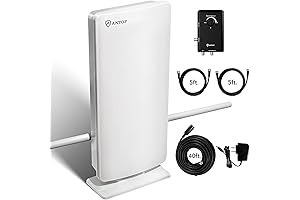 Antop AT-800SBS-AMZ 2-in-1 Indoor/Outdoor 85-Mile Antenna with Stand