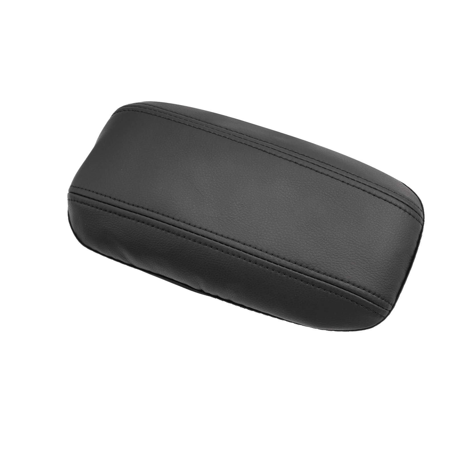 Armlehnenabdeckung für Dacia Sandero 3 2021-2025, Mittelarmlehne Abdeckung aus PU-Leder, Sandero Stepway Armlehnenschutzhülle Mittelkonsole Zubehör zur Erhöhung der Armlehne, Schwarz
