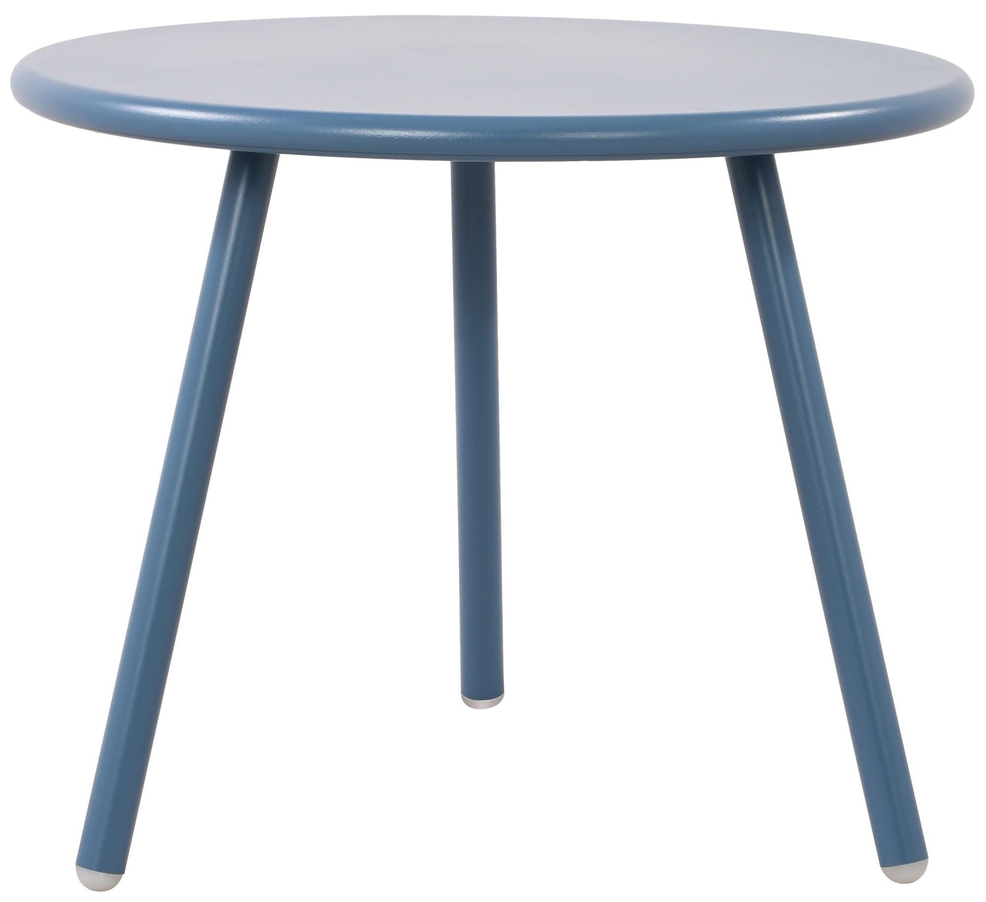 CLP Tavolino Berea I Tavolo da Salotto Rotondo per Esterni e Interni I Tavolo da Giardino Resistente alle intemperie e ai Raggi UV I Tavolino da Esterno, Colore:Blu