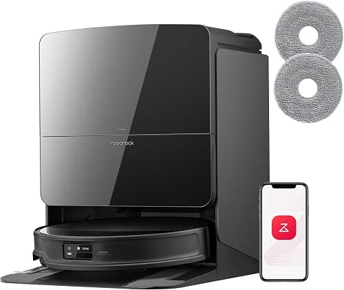 roborock Saros 10R Set Robot Aspirateur, Brosse et Serpillère Relevables