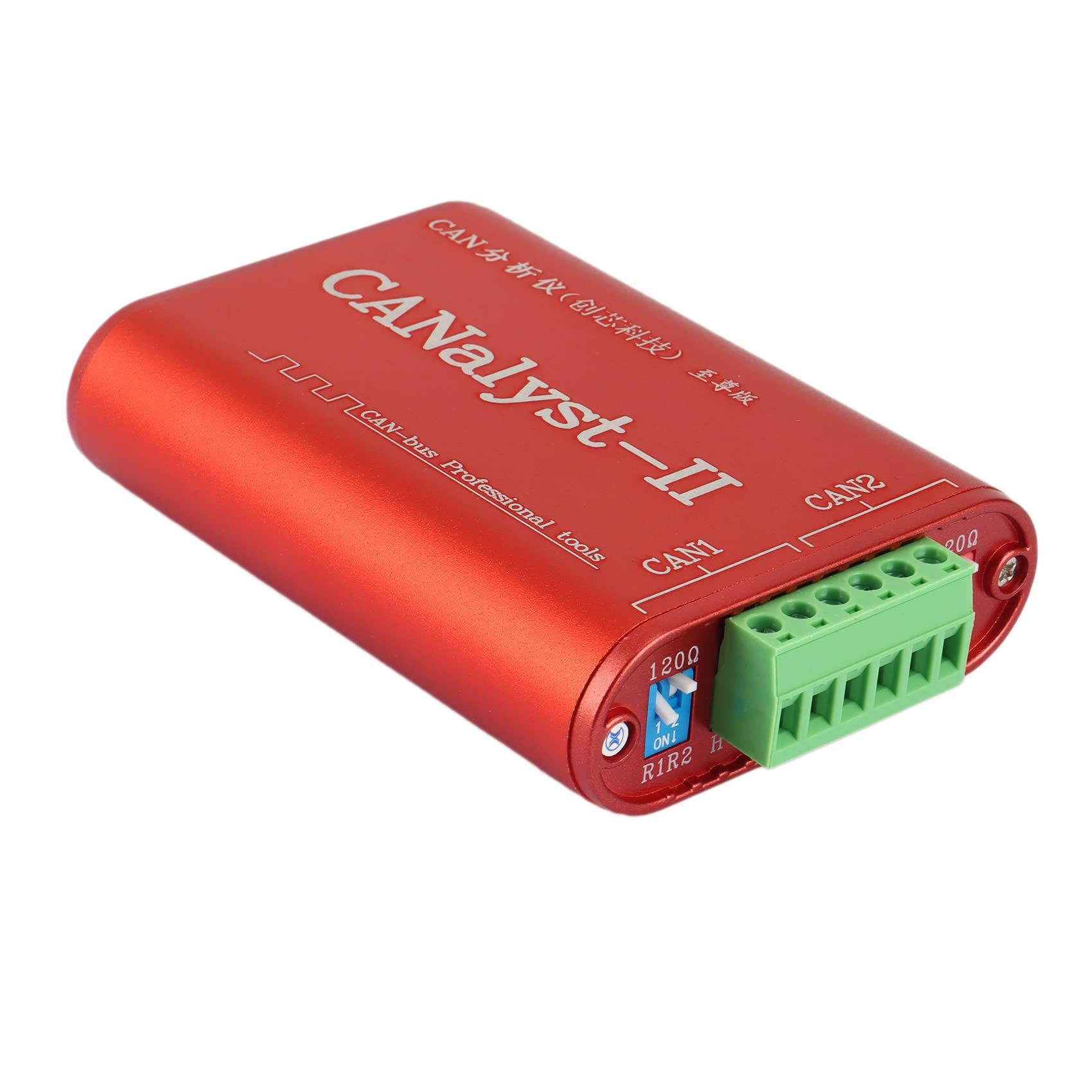 Analizador CAN CANalyst-II Analizador USB una CAN Adaptador Convertidor CAN-Bus Compatible con ZLG USB una CAN