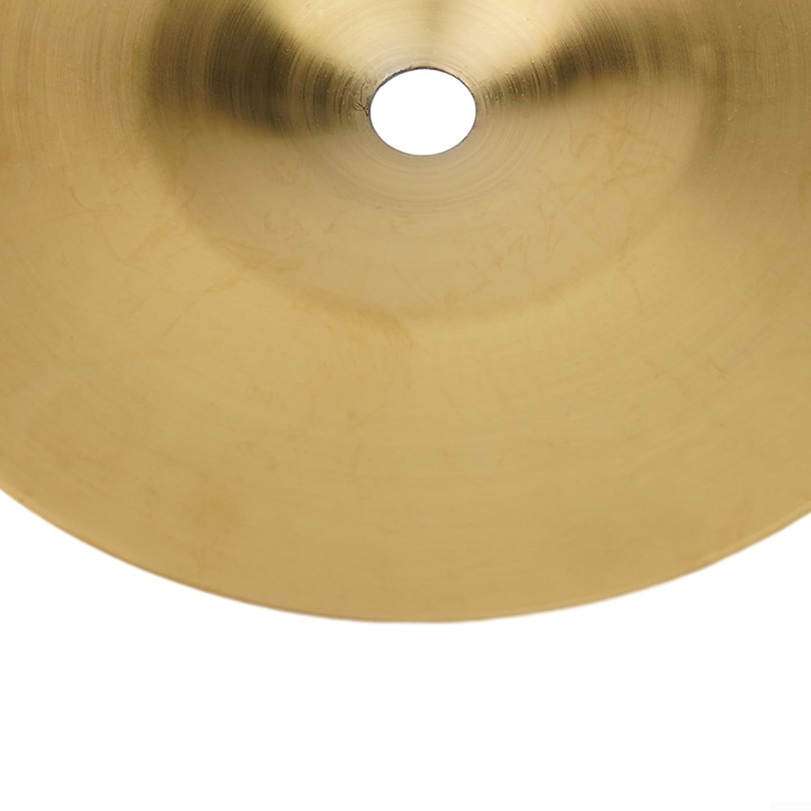 Platillos de latón para percusión y salpicaduras, de tono vibrante, hechos de latón (12 pulgadas)