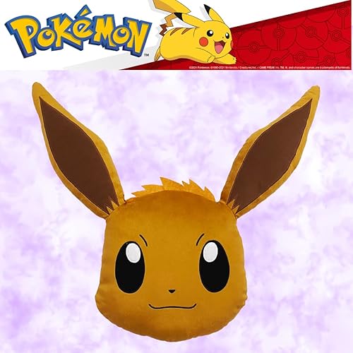 Miniatura 4 de Franco Almohada decorativa súper suave para niños, 1 unidad (paquete de 1), Pokémon Eevee