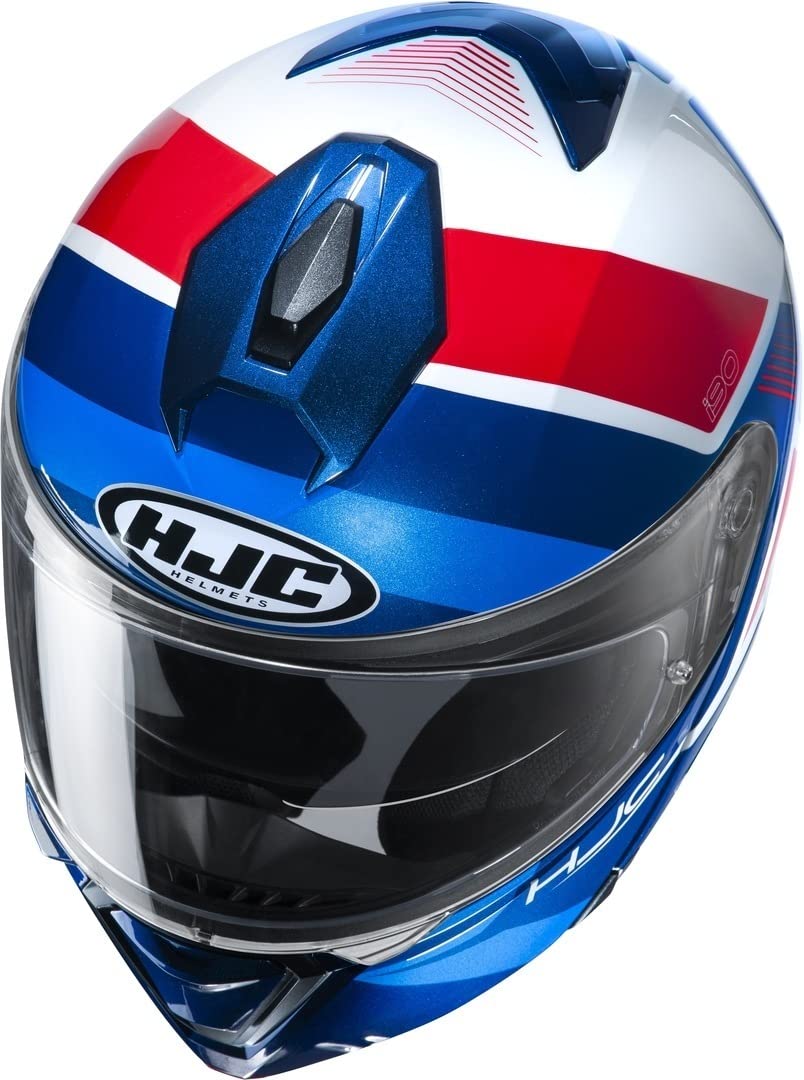 blue hjc helmet NC Men's Motorcycle Helmet, Blue/Red, S Automotive Length/Power:9'MH Copper/Lead The M55 Terminus one N2:sale item