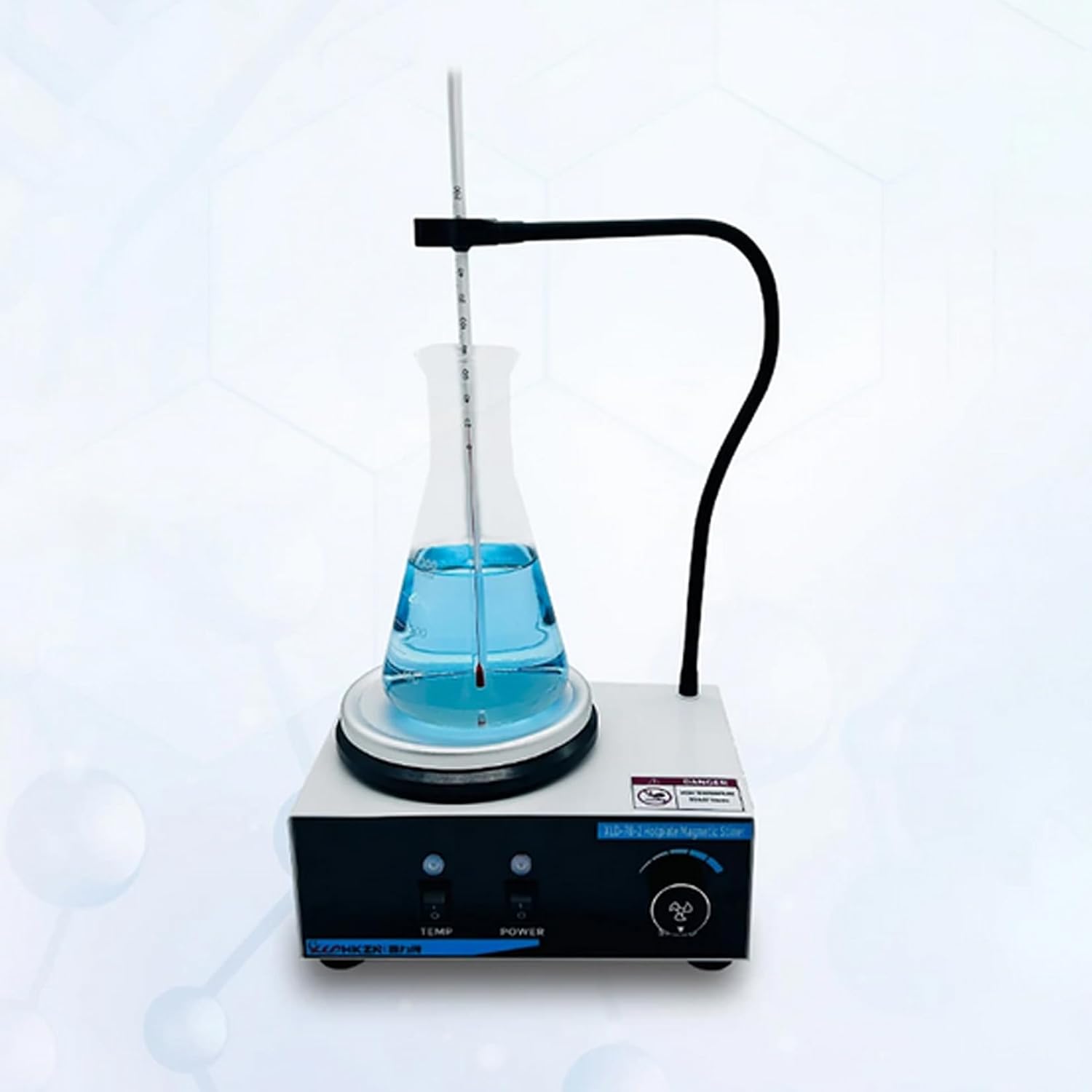 Magnetic Stirrer 0-2600RPM Speed Adjustable Laboratory Electric Heating Mixer Desktop Mixing Machine Capacity 2000ML XLD-78-2