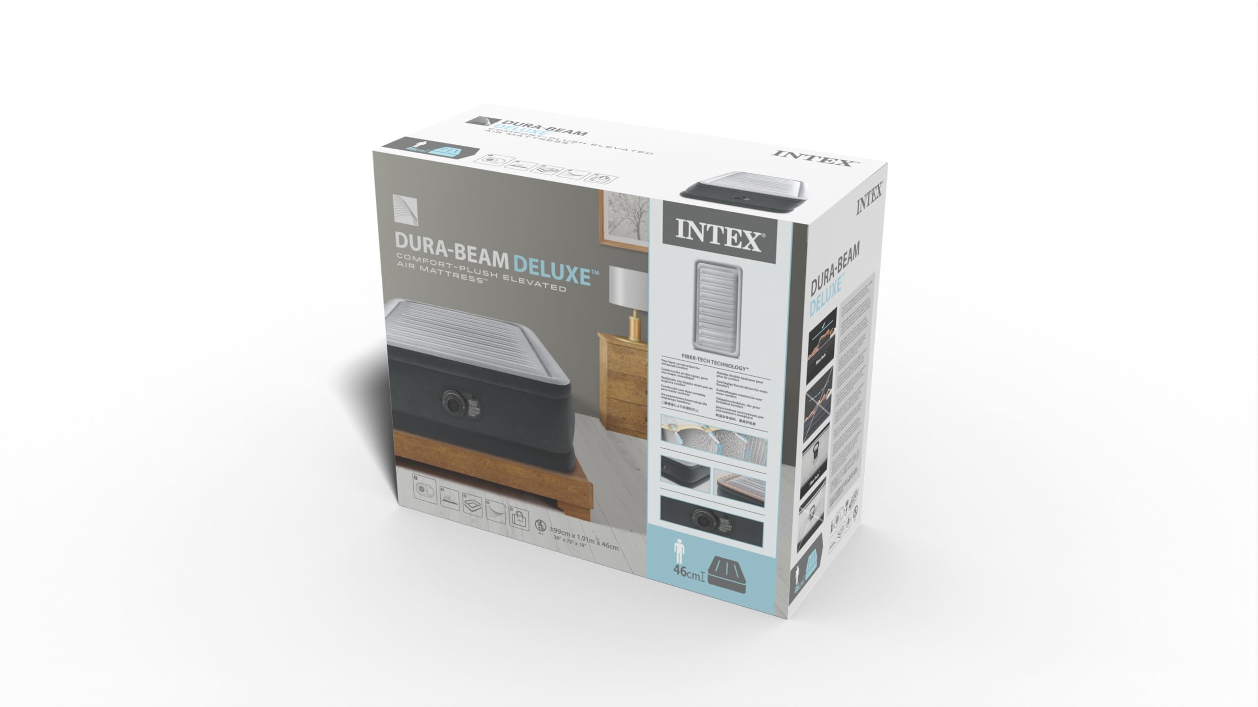 Intex Lit D'Appoint Comfort Plush Elevated Électrique 1 Pers
