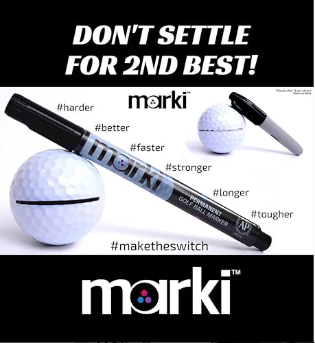 Miniatura 3 de marki Marcador permanente para pelotas de golf, diseñado específicamente para golfistas, 8 colores llamativos