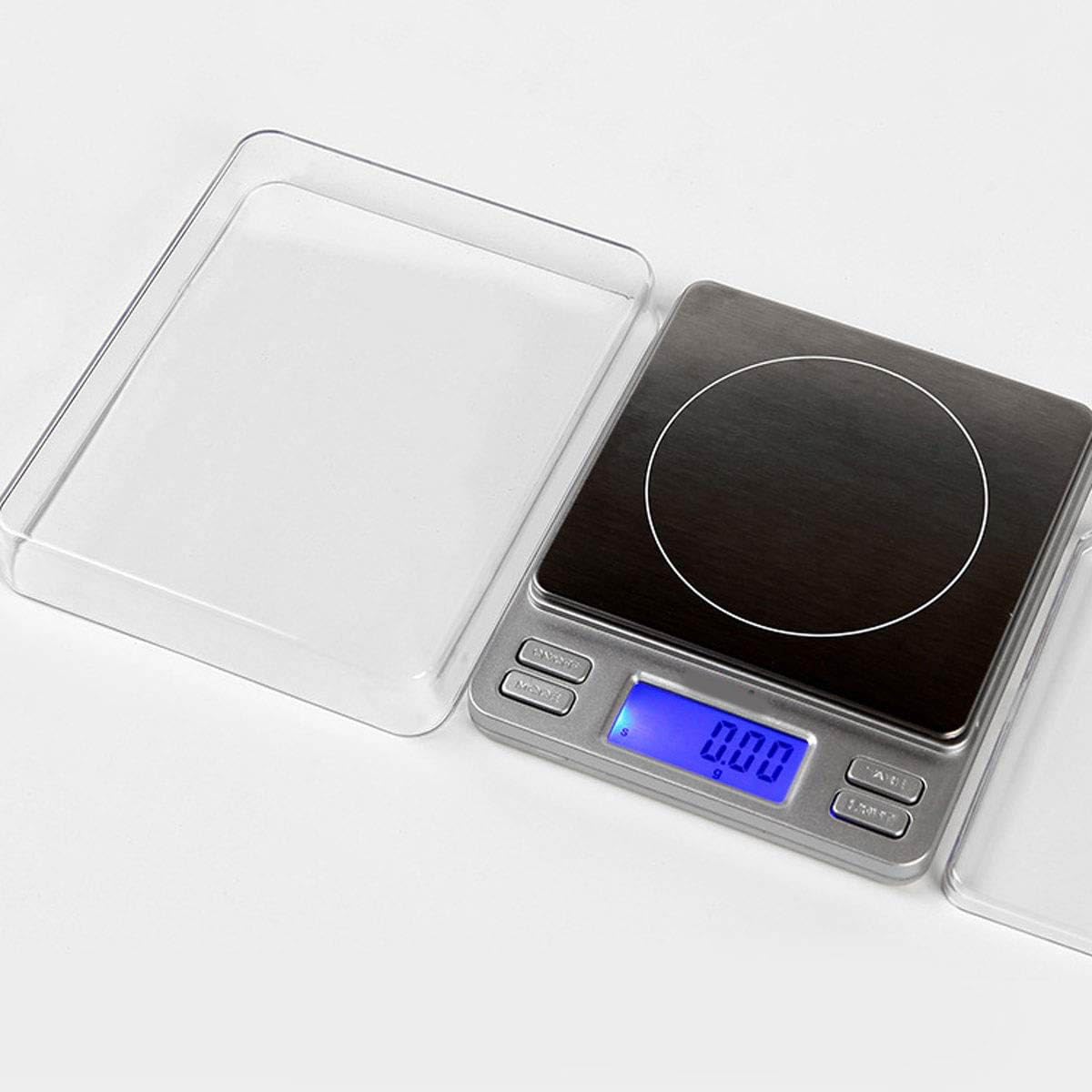 Balanza electrónica Digital de Cocina para Alimentos y repostería, pesaje de precisión de 0,1 g/0,01 g, balanza de Plataforma alimentada por batería.,