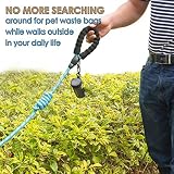 simpletome Kotbeutelspender für Hunde Hundekotbeutel Halter Wasserdicht 1680D Oxford YKK Reißverschluss (Grau)
