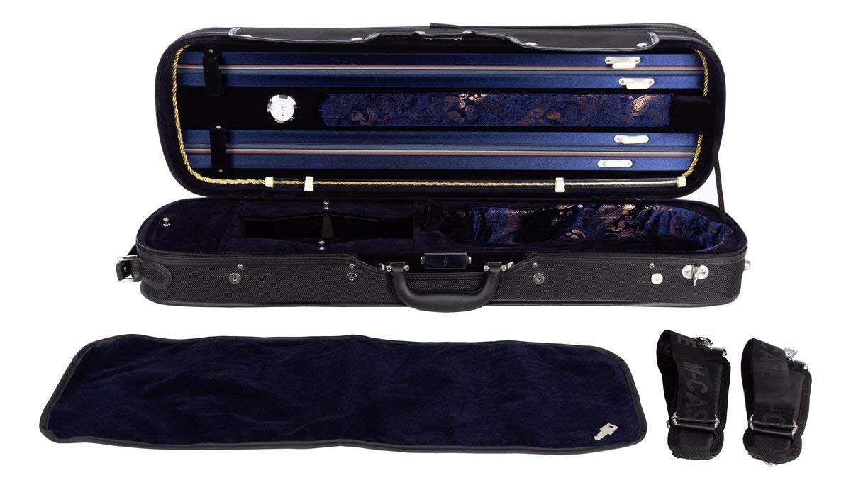 Custodia per violino di legno Lord 4/4 navy blue M-Case