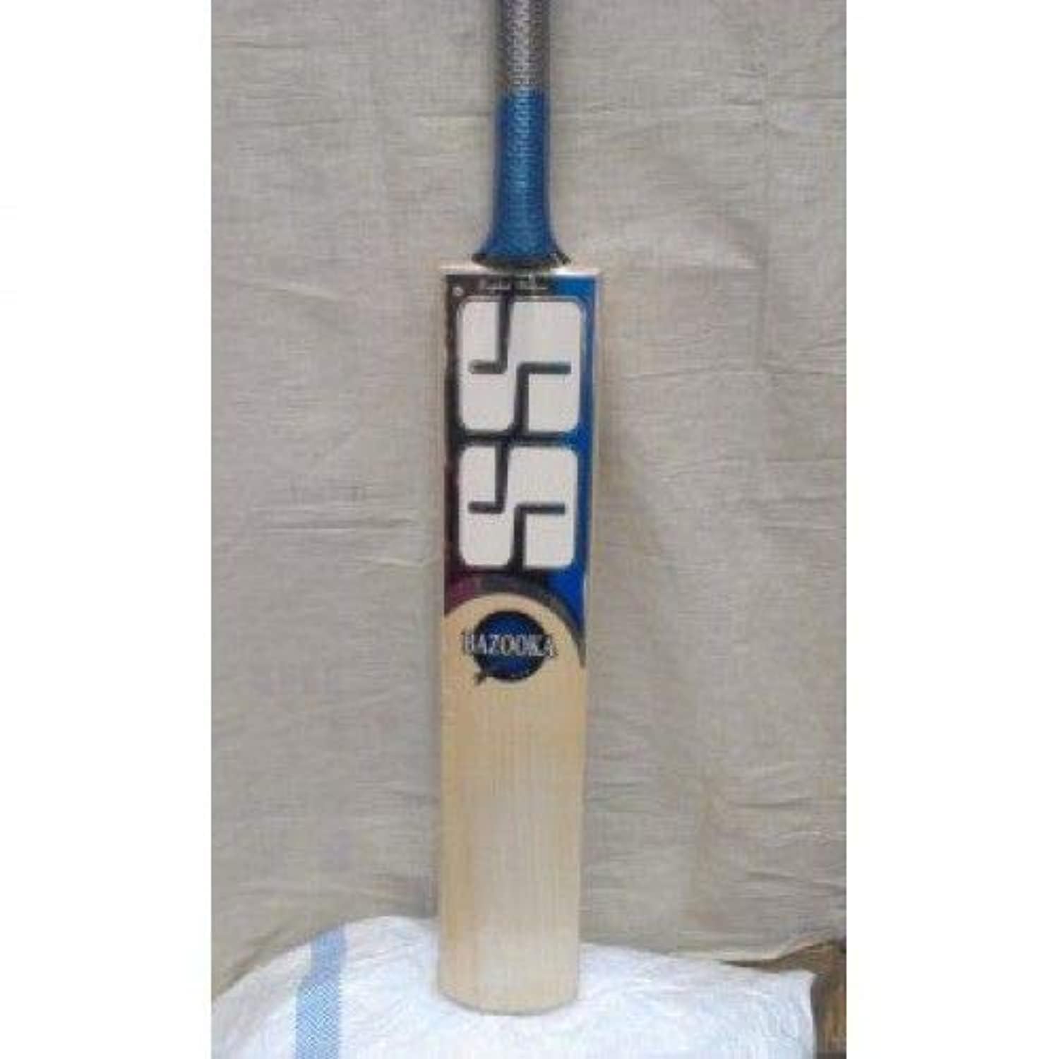 Ss Sunridges Bazooka Kashmir Willow Cricket Bat, Full Size, Black/Orange [10010093]