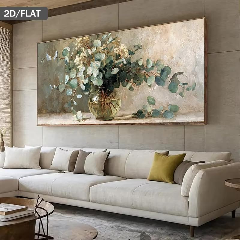 XIANGPEIFBH Moderne abstrakte Giclée-Kunstdrucke auf Leinwand, Zweigmotive – perfekt für die moderne Schlafzimmerwand. 80x160cm/31x63in Ungerahmt