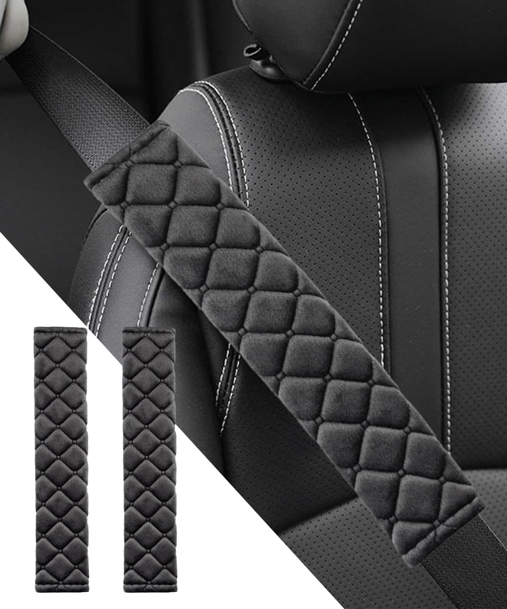 ALIMRVO 2 PCS Car Seat Belt Cover for Lexus NX200 NX300 NX300H NX250 NX350 NX350H NX450H+, Seatbelt Strap Cover Seatbelt Protector Cover Neck Protector for Adults and Kids