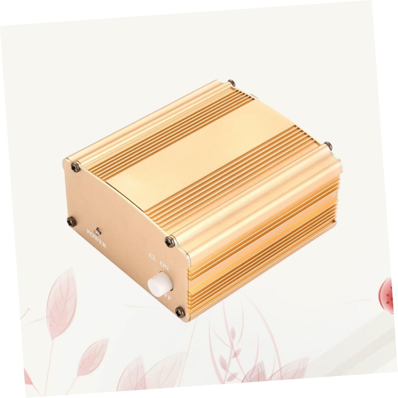 Dc Supply USB Input for Condenser Microphone Computer Recording and Broadcasting Golden Color USB Dc Supply for Professional Mic Use