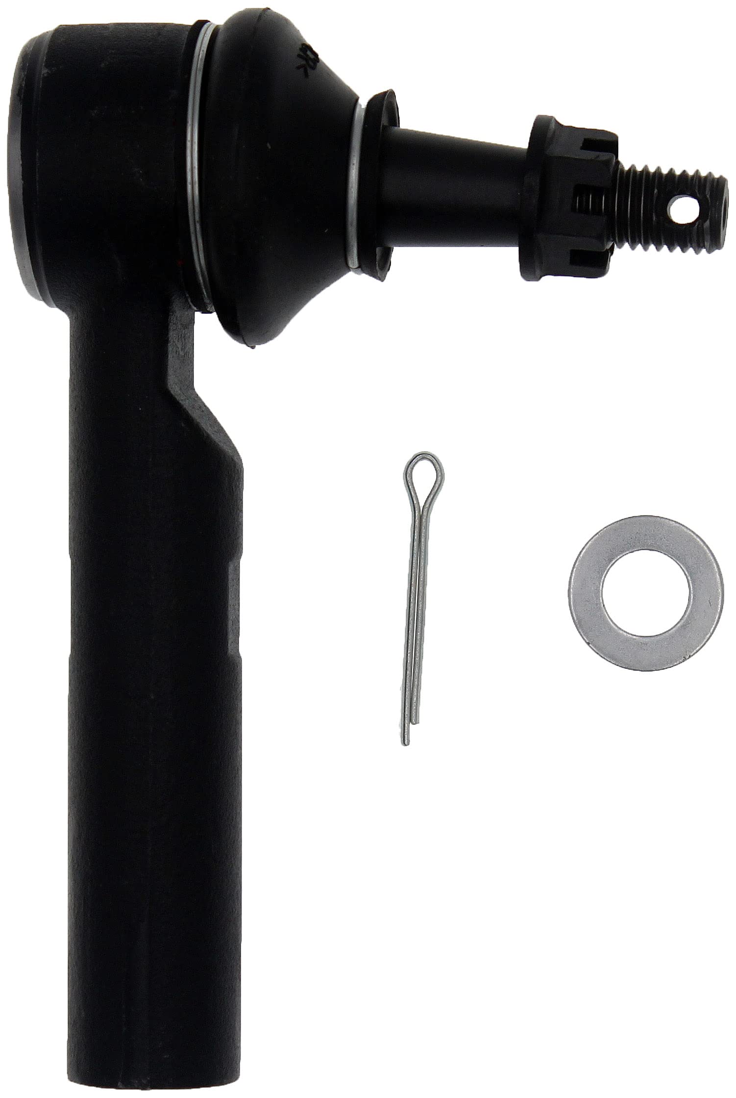 Dorman TO91045 Front Outer Steering Tie Rod End Compatible with Select Models - Tie Rod - Steering Tie Rod End - This steering tie rod end directly replaces the original equipment tie rod on specific vehicle applications. It has undergone an industry-leading evaluation process to ensure smooth, safe operation.