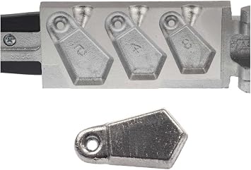 Do It Mold Flat Bank Sinker Production 3oz, 4oz 5oz 3 Cavities - Do it Mold 3356 FLB-3-L