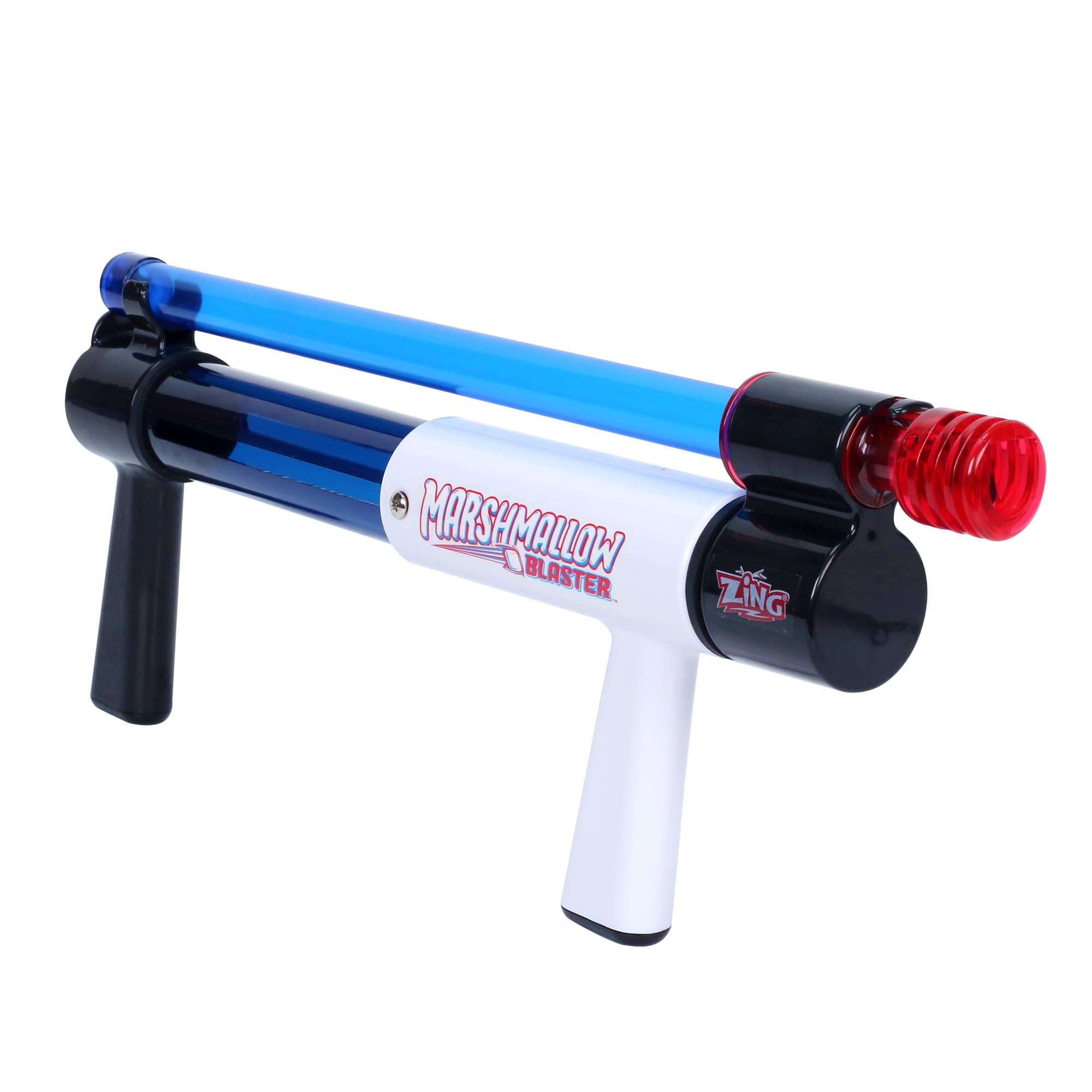 Zing Marshmallow Pump Action Blaster - Lauches Up to 30 Feet, Age 8 and Up (Eco-Friendly Packaging)