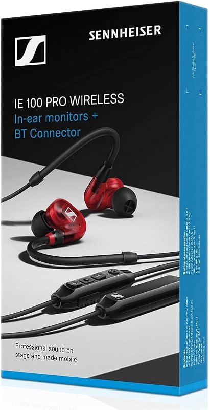Sennheiser Pro Audio IE 100 Pro Wireless In-Ear Monitor, Red image 4