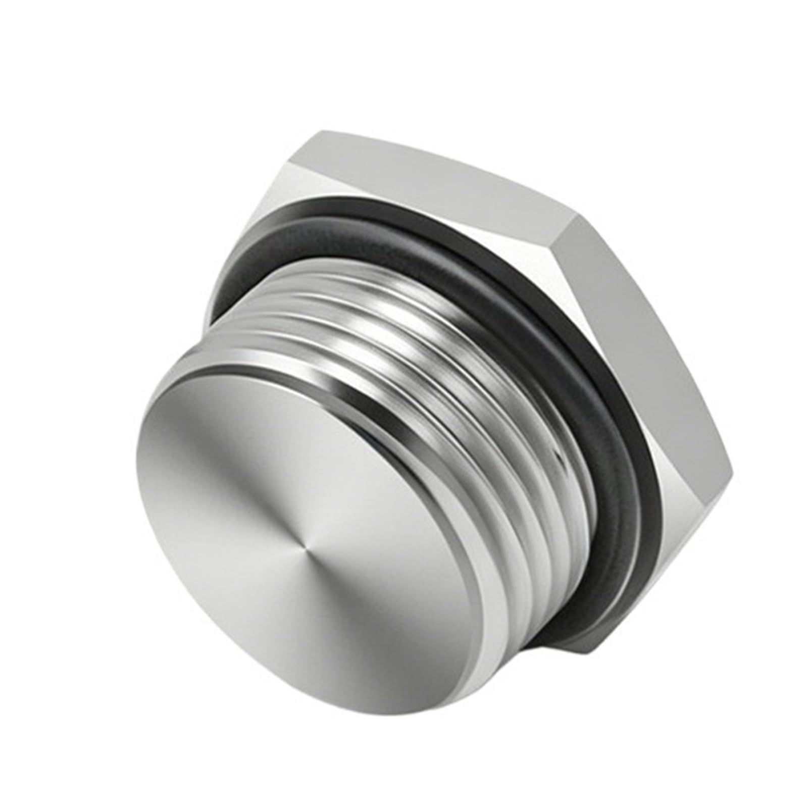 Epaknhgd Men's M20x1.5 1Pc 304 Stainless Steel External Hex Pipe Plug Thread Oil Blind