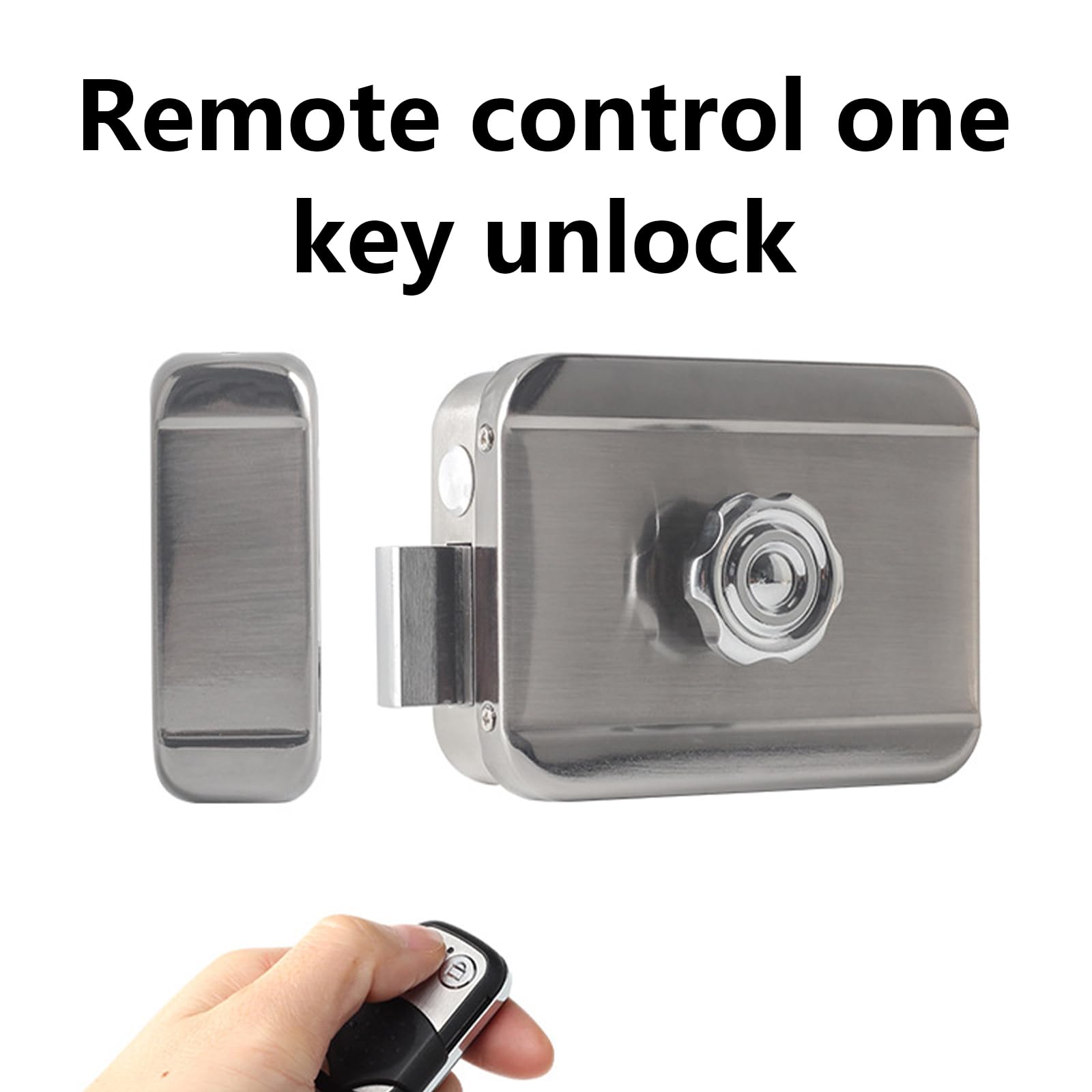 Cerradura de puerta electrónica invisible inteligente con control remoto para seguridad del hogar