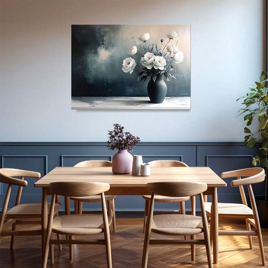 Décoration murale salon pour habiller un mur blanc vide