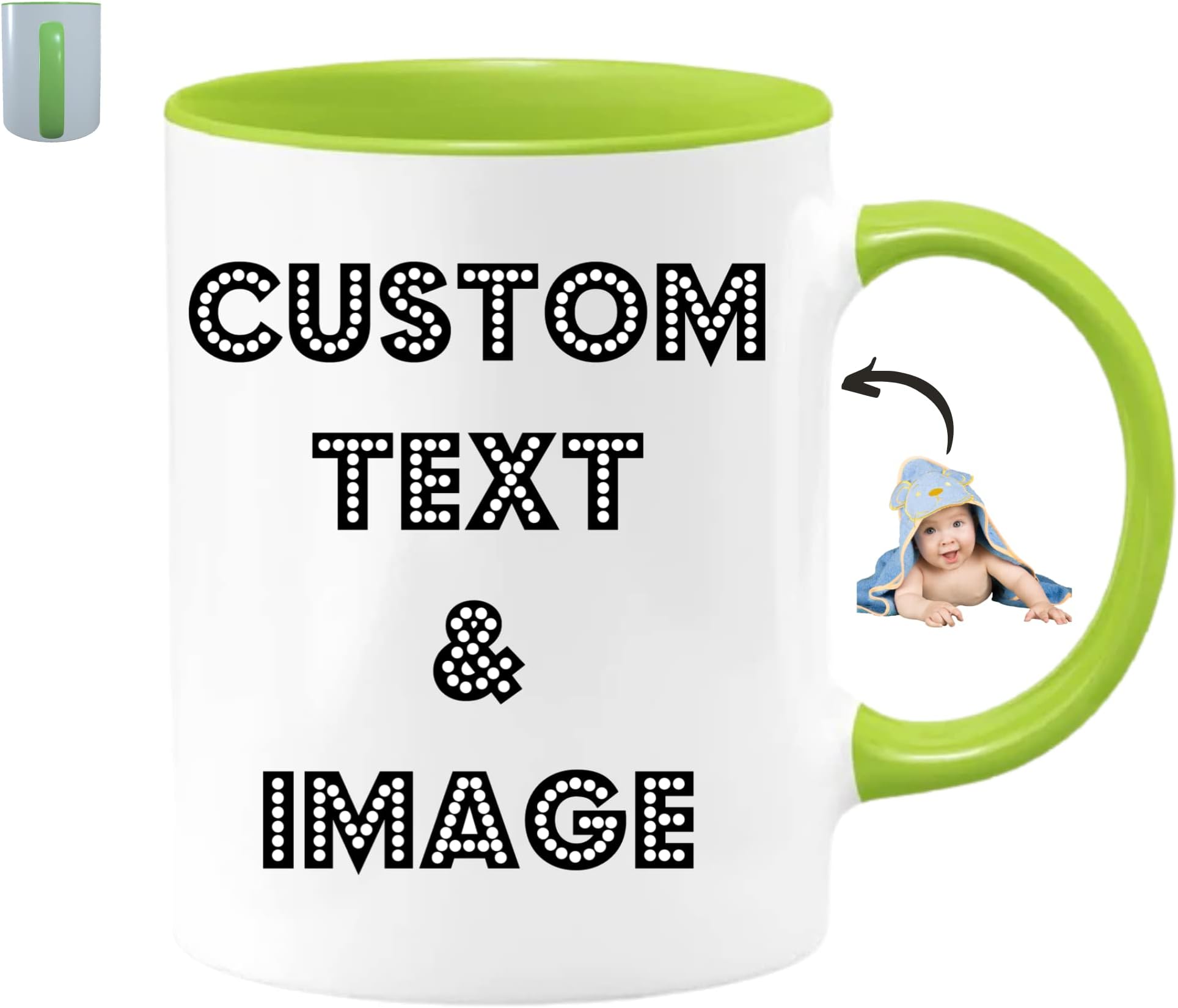 Custom Mug With Pictures, Personalized Coffee Mug, Custom Coffee Mug, Tazas Personalizadas, Novelty Customized Gifts for Men and Women Tea Cup Taza Personalizada 11oz Both Sides Mothers day