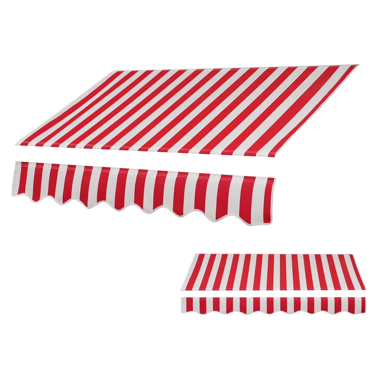 Toldo para patio contra filtraciones y sol: tela de reemplazo impermeable de 700x400cm