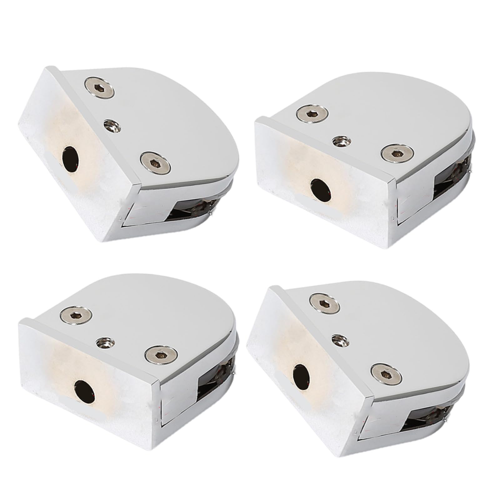 Fexxkg Flat Bottom Light Strength Glass Fixture For Flight And Shower Materials Without Tool Installation Required Sturdy Shower Door Glass Clamp