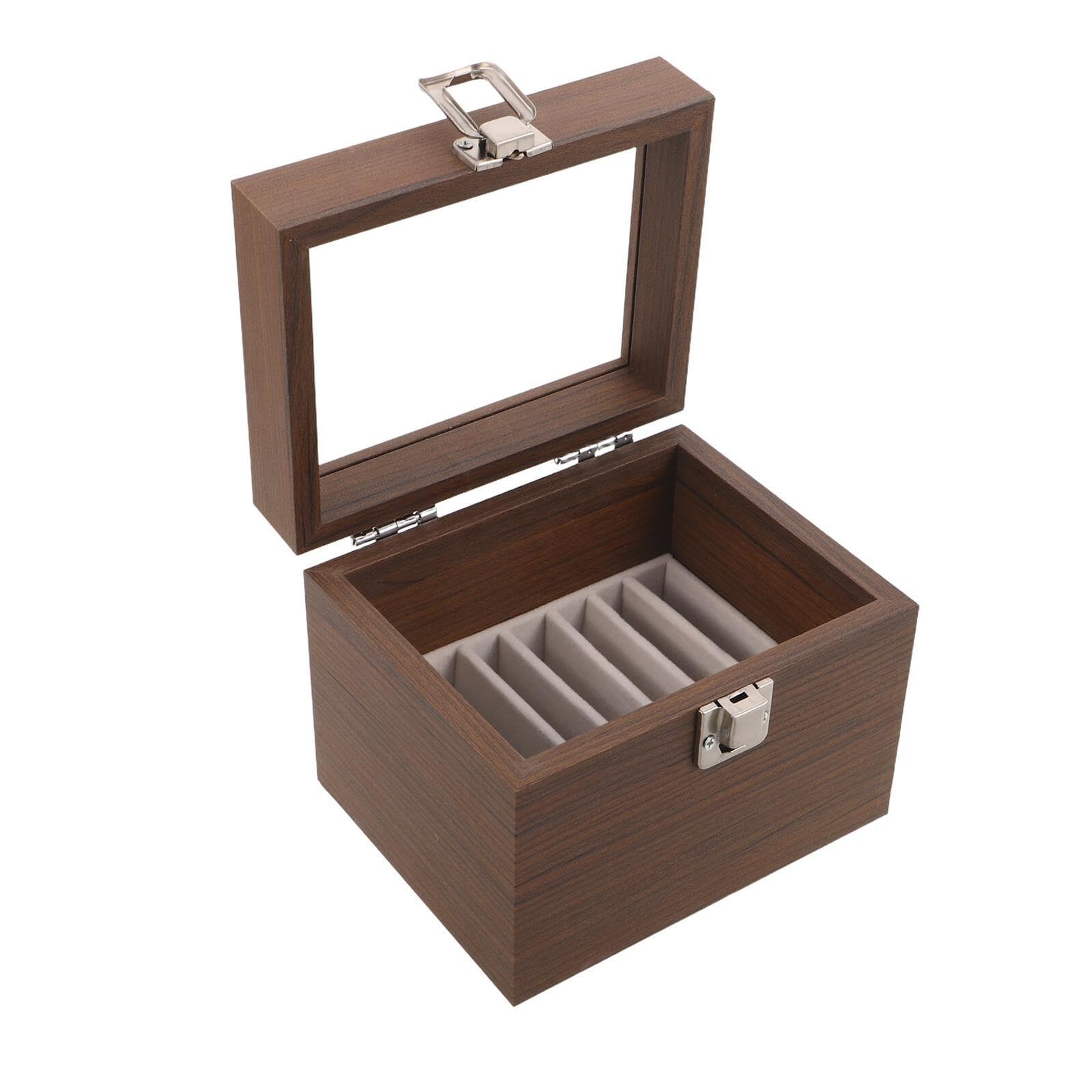 Boîte à bijoux en bois de noyer pour sublimer votre routine coiffeuse au quotidien