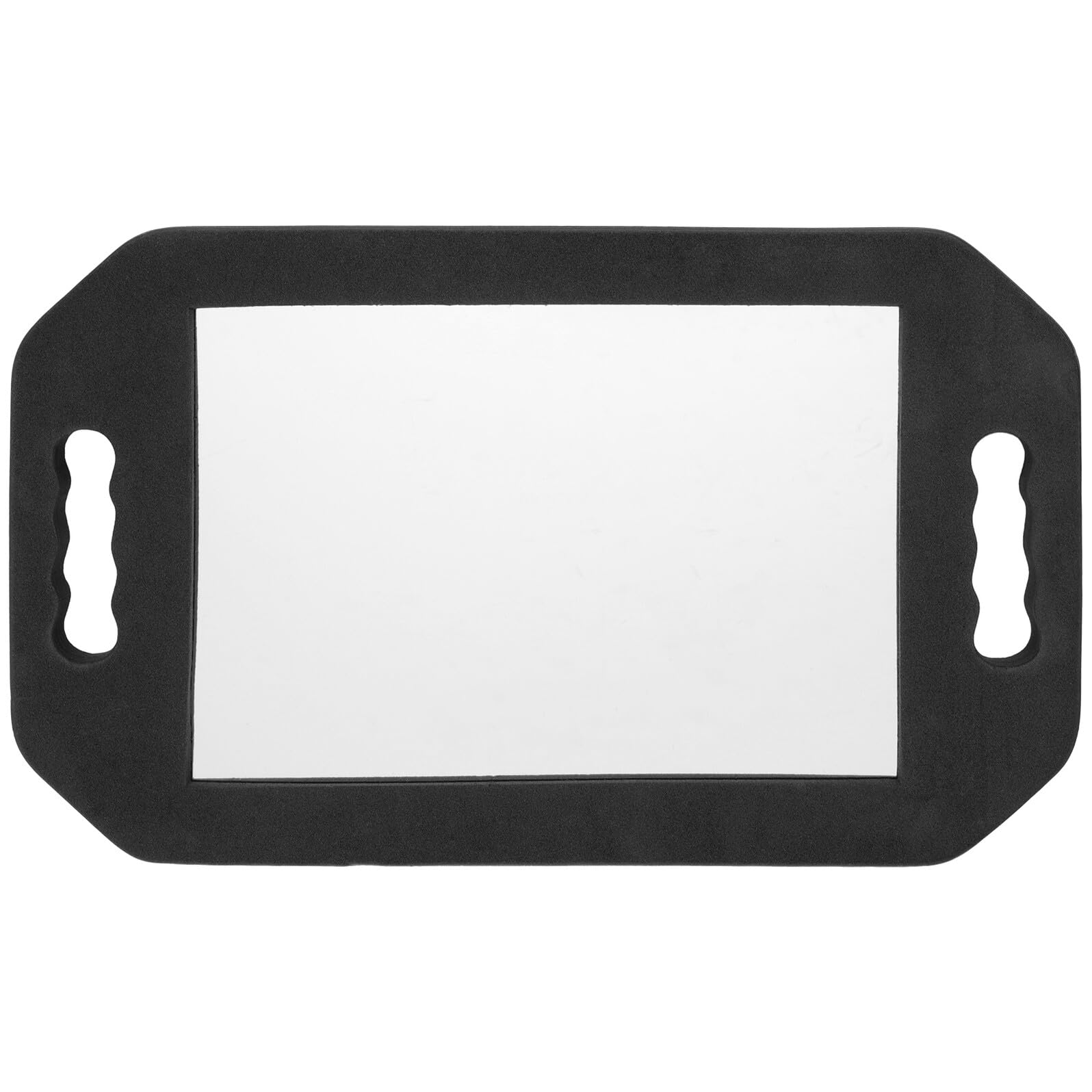 Miroir clair haute netteté Alipis avec cadre noir en mousse de densité supérieure