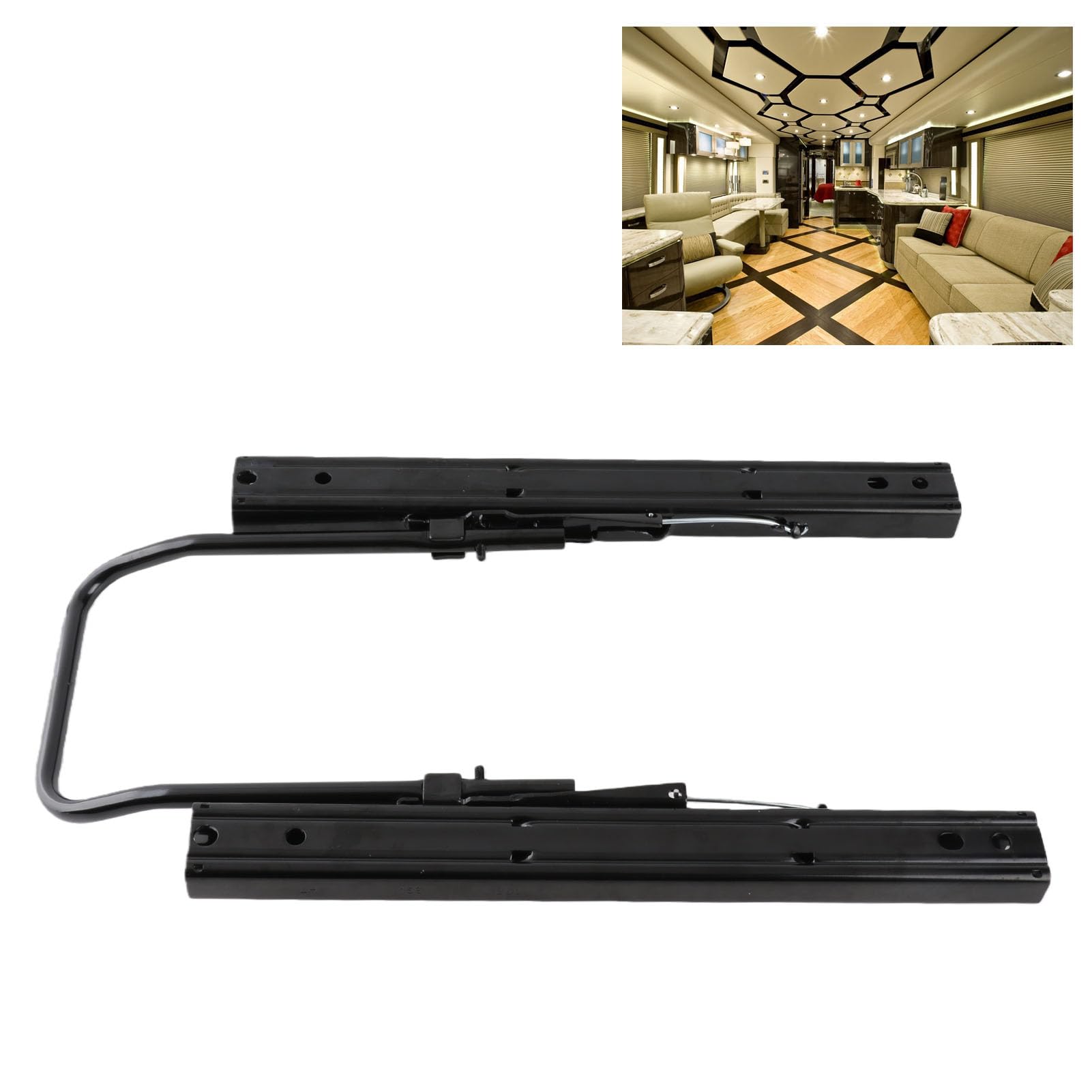Seggiolino Auto Slider Tracks Sedile Slide Set Acciaio Doppio Bloccaggio Binari Staffe Kit Regolabile Sedile Slider Track per Barche Camion