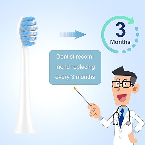 Miniatura 6 de MRYUESG - Cabezales de repuesto para cepillos de dientes extrasuaves actualizados 2024, compatibles con Philips Sonicare para Sentive Gum, paquete