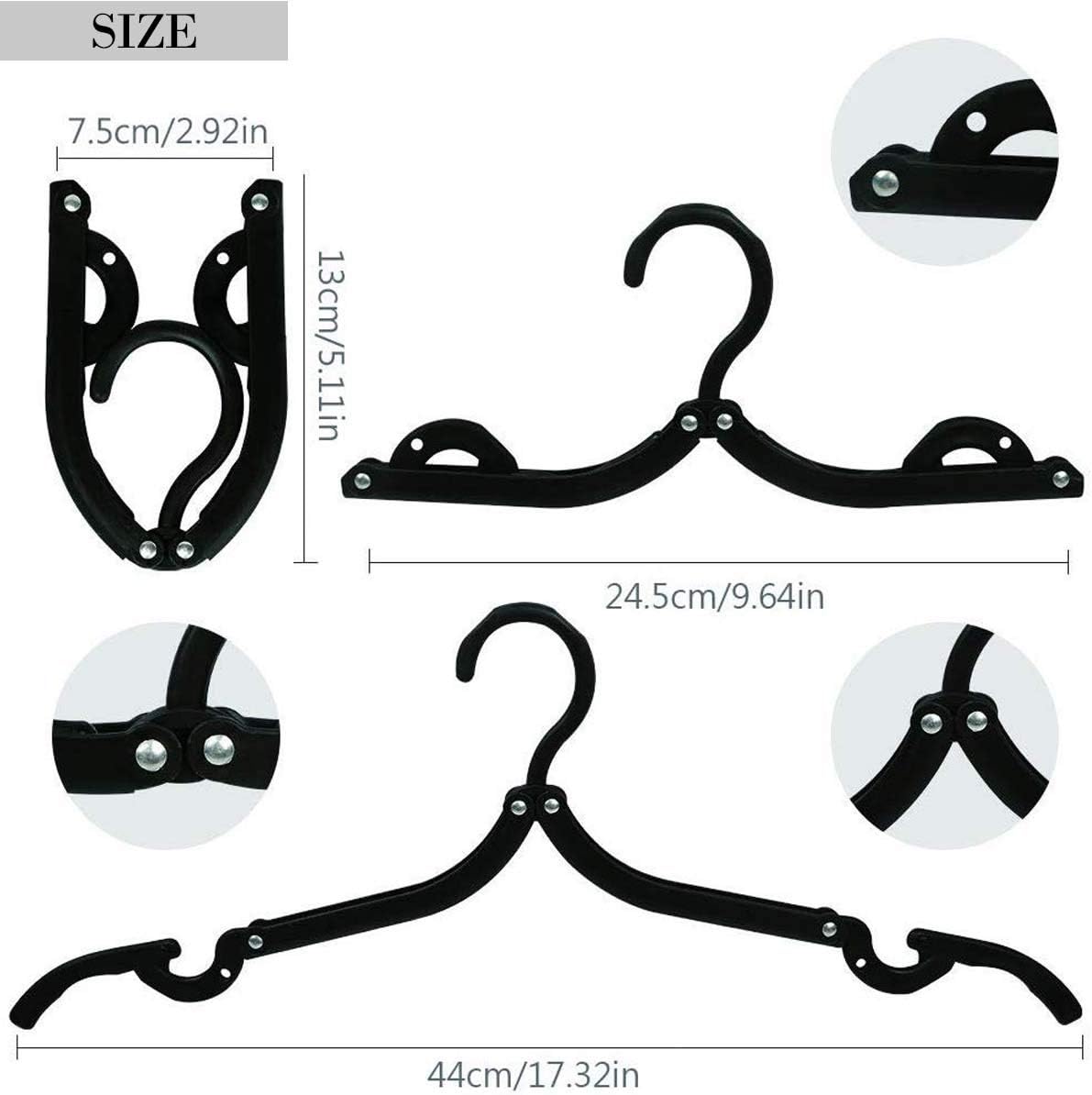 Travel Hanrs - Cruise Ship entials Portable Folding Clothes Hanrs