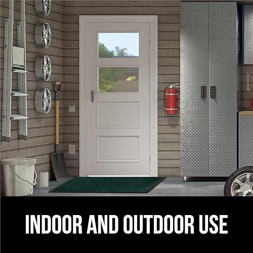 Miniatura 74 de Gorilla Grip WeatherMax - Tapete para todas las estaciones 100% impermeable, 23 x 35 pulgadas, goma natural, resistente a manchas y decoloración